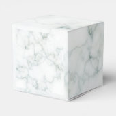 Ballotins Script en marbre simple Fête des mariées élégante  (Arrière)