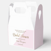 Ballotins Script Fête des mariées or rose chic personnalisé (Ouvert)