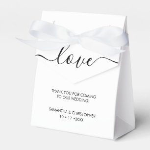 Ballotins ScrIpt Mariage d'amour simple et élégant personnal