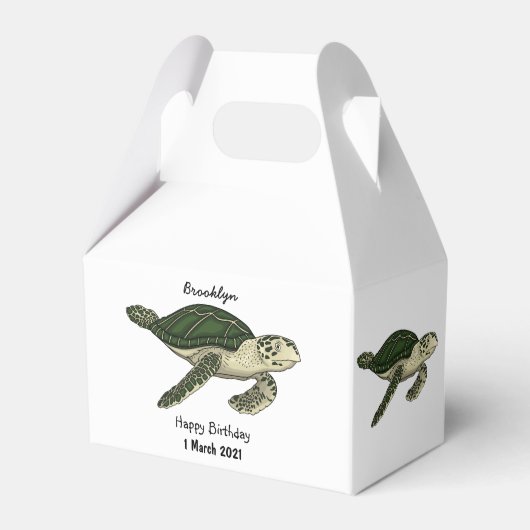 Ballotins Sea turtle cartoon (Verso)