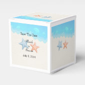 Ballotins Seashells Beach Enregistrer La Date (Verso)
