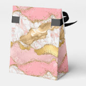 Ballotins Séquins or et rose Agate Anniversaire Merci (Arrière)