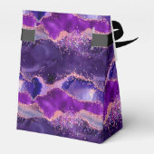 Ballotins Séquins rose pourpre foncé Agate Anniversaire Merc (Arrière)