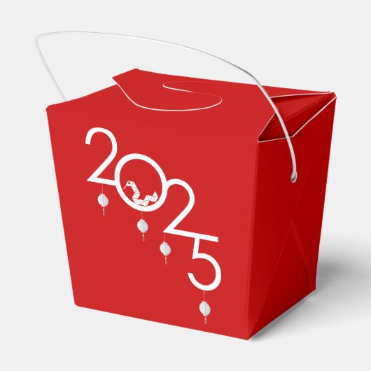 Ballotins Serpent à l'origami chinois, Ballotin rouge (Arrière)