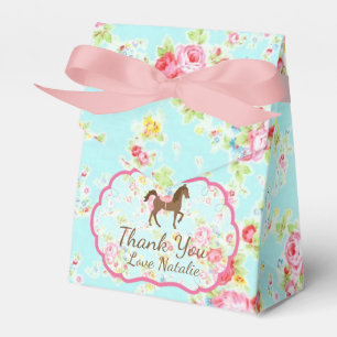 Ballotins Shabby Chic Pony Floral Ballotin