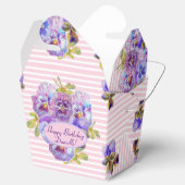 Ballotins Shabby Rose Rose Floral Tea Party violet (Ouvert)