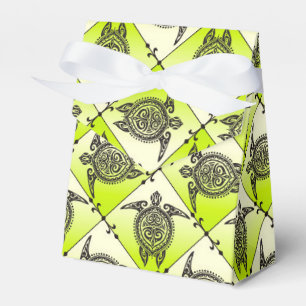 Ballotins Shamanic Tortues de mer Motif - vert