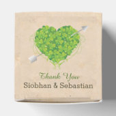 Ballotins Shamrock Mariage irlandais Heart (Haut)