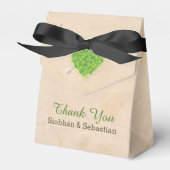 Ballotins Shamrock Mariage irlandais Heart (Verso)