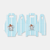 Ballotins Sheriff Cowboy Elephant Baby shower (Déplié)