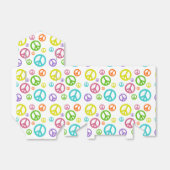 Ballotins Signes de paix colorés (Déplié)