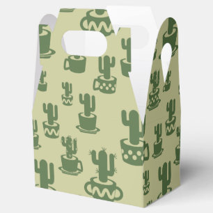 Ballotins Silhouette de cactus succulent dans des tasses et 