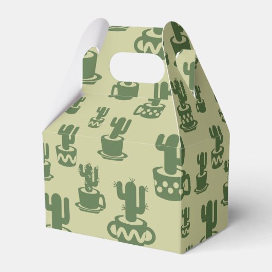 Ballotins Silhouette de cactus succulent en tasses et pots (Verso)