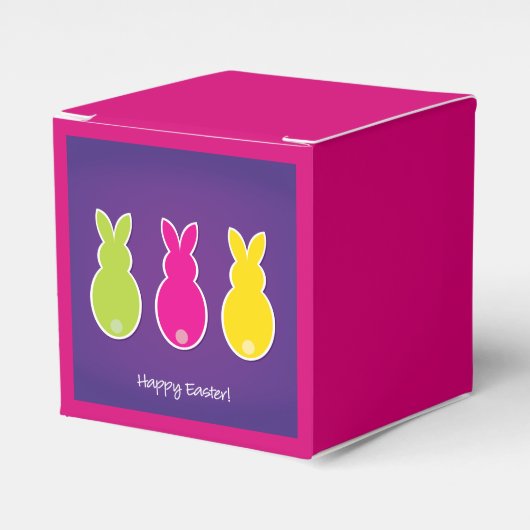 Ballotins Silhouette de lapin de Pâques (Verso)