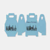 Ballotins Silhouette de l'horizon de Chicago (Déplié)