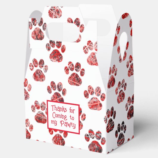 Ballotins Silhouette de Noël Rouge Papier à pâte de Noël (Ouvert)