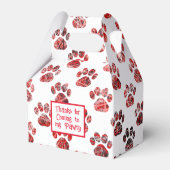 Ballotins Silhouette de Noël Rouge Papier à pâte de Noël (Verso)