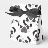 Ballotins Silhouette de visage de Pug (Verso)