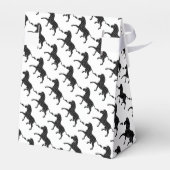 Ballotins Silhouette de zèbre imprimé noir et gris (Arrière)