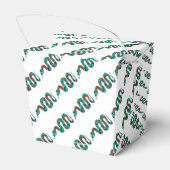 Ballotins Silhouette d'impression Brown et Turquoise de serp (Arrière)