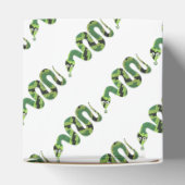 Ballotins Silhouette d'impression en noir et vert serpent (Haut)