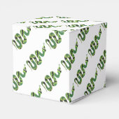 Ballotins Silhouette d'impression en noir et vert serpent (Arrière)