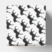 Ballotins Silhouette d'impression noir et gris Zebra (Haut)