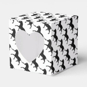 Ballotins Silhouette d'impression noir et gris Zebra