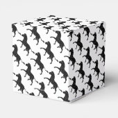 Ballotins Silhouette d'impression noir et gris Zebra (Arrière)
