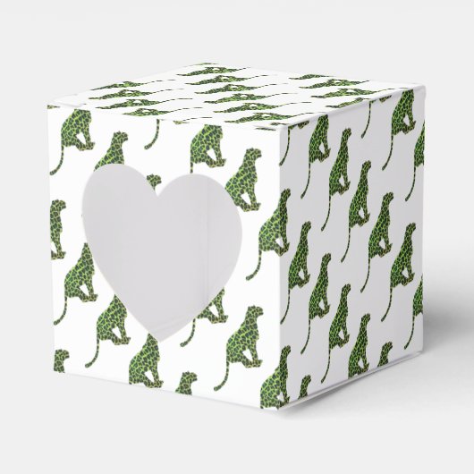 Ballotins Silhouette Leopard noir et vert (Verso)