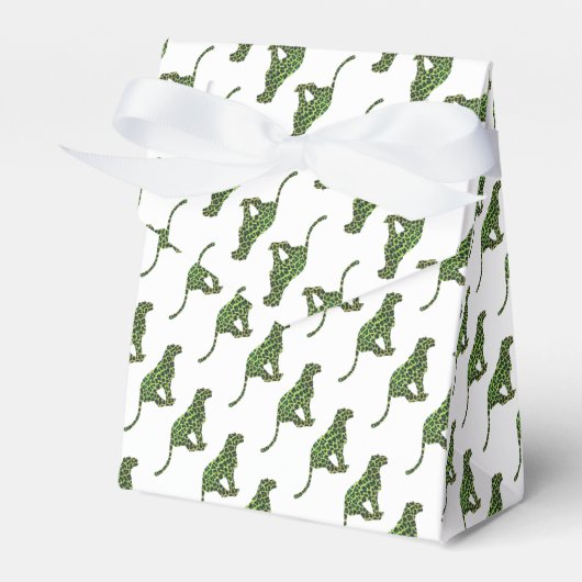 Ballotins Silhouette Leopard noir et vert (Verso)