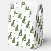Ballotins Silhouette Leopard noir et vert (Ouvert)