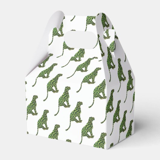 Ballotins Silhouette Leopard noir et vert (Verso)
