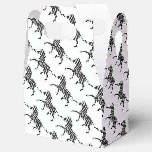 Ballotins Silhouette noir et gris clair Zebra (Ouvert)