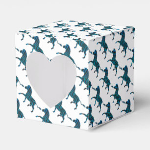 Ballotins Silhouette noire et bleue Zebra