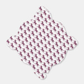 Ballotins Silhouette noire et rose chaud Zebra (Déplié)