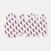 Ballotins Silhouette noire et rose chaud Zebra (Déplié)