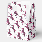 Ballotins Silhouette noire et rose chaud Zebra (Ouvert)