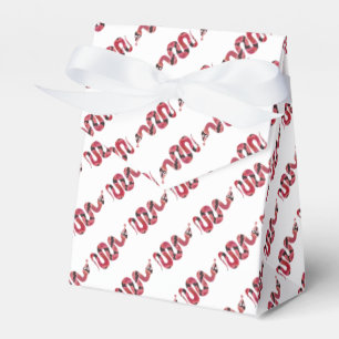 Ballotins Silhouette noire et rouge des serpents