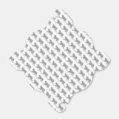 Ballotins Silhouette Tiger noir et blanc (Déplié)