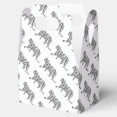 Ballotins Silhouette Tiger noir et blanc (Ouvert)