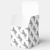 Ballotins Silhouette Tiger noir et blanc (Ouvert)