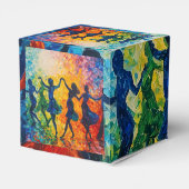 Ballotins Silhouettes colorées dansant (Arrière)