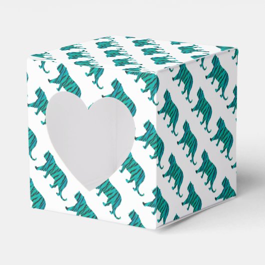 Ballotins Silhouettes noires et Turquoises (Verso)