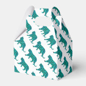 Ballotins Silhouettes noires et Turquoises (Arrière)