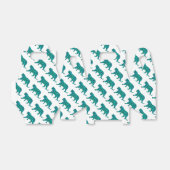 Ballotins Silhouettes noires et Turquoises (Déplié)