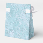 Ballotins Silk Moire Small Pattern in Bright Aqua (Arrière)