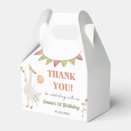 Ballotins Silly Goose 1er anniversaire (Verso)