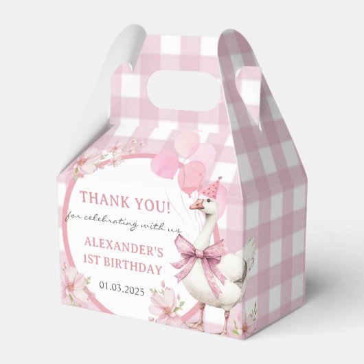 Ballotins Silly Goose 1er anniversaire (Verso)