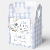 Ballotins Silly Goose Blue Gingham Baby Shower (Ouvert)